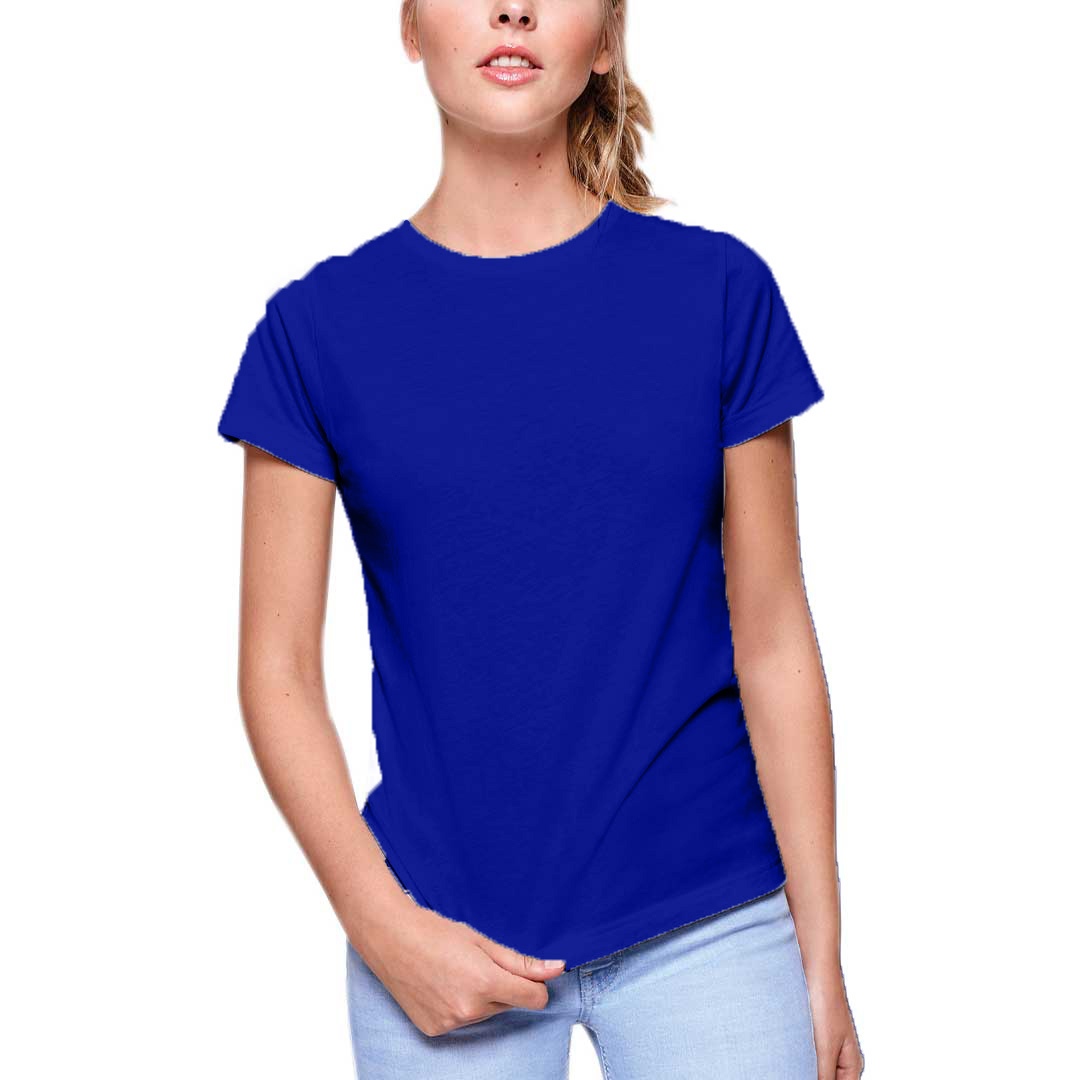 Camiseta Poli Algod n Cuello Redondo Mujeres Stampa Design Camiseta Poli Algod n Cuello Redondo Mujeres Stampa Design
